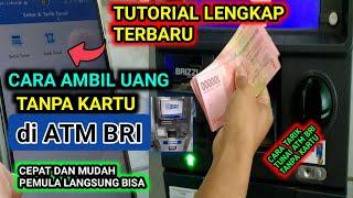 cara tarik tunai bri tanpa kartu ATM  cara tarik tunai ATM BRI lewat BRIMO  tarik tunai