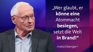 Marie-Agnes Strack-Zimmermann und Oskar Lafontaine diskutieren über den Ukraine-Krieg  maischberger