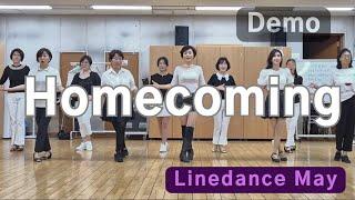 Homecoming Line Dance Beginner  Lee Hamilton -  Demo