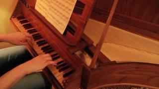 4 small pieces by Bach performed on a spinet