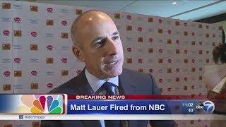 Matt Lauer fired from NBC