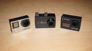 GoPro Hero 4 Vs Yi 4k Vs SJCAM SJ6 Legend