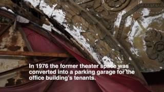 Inside Detroits former Michigan Theatre now a parking garage