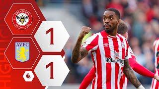 Brentford 1-1 Aston Villa  Toney hits 19 for the season   Premier League Highlights