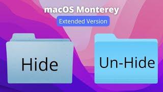 How to Hide Folders on Mac  macOS Monterey  Extented Version