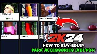 NBA 2K24 - How To BuyEquip Accessories For Park Rec Pro Am XB1PS4