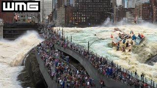 Tragic 100 Shocking Natural Disasters Caught On Camera 2024  The whole world is shocked #4