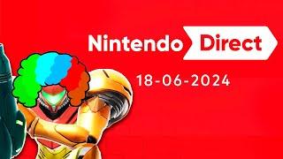 Nintendo DIrect Payaso edition Silksong y Metroid Prime 4 son los padres