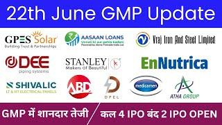 DEE Development IPO  Akme Fintrade IPO  GEM Enviro IPO  Stanley Lifestyles IPO  IPO GMP today