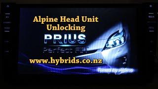 Alpine - Japanese Head Unit Unlocking Service