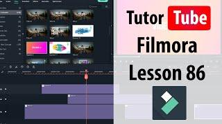 Filmora Tutorial - Lesson 86 - Keyboard Shortcuts