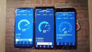 Dito Telecom speed test Vs globe vs Smart #shorts