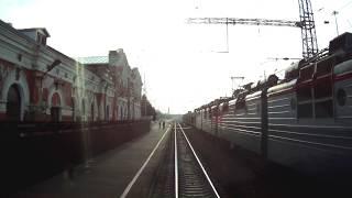Поездка в электровозе 2ЭВ 120  Тихорецкая - Армавир с регламентом