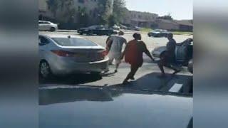 Caught On Camera Lyft Driver Attacked In L.A.