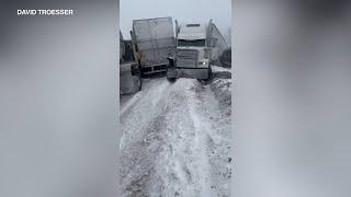 100-car pile-up on Interstate 39 near El Paso Illinois  ABC7 Chicago