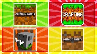 Minecraft PE vs Crafting and Building vs Craftsman Building Craft vs Minecraft Trial