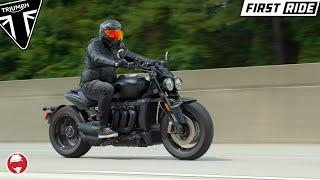 2022 Triumph Rocket 3 R Black  First Ride