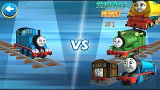 Superstar Racer Thomas Challenge #1 - Two Players - PercyTobyRebeccaGordon