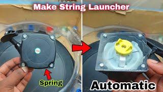 Homemade String Launcher Beyblade Work Like Real Automatic  DIY