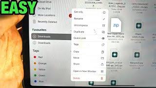 How To Open ZIP Files on iPad Pro  Full Tutorial