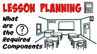 Lesson Planning What is Required?