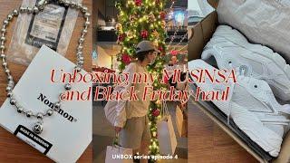 unboxing haul of what I bought from MUSINSA and Black Friday 