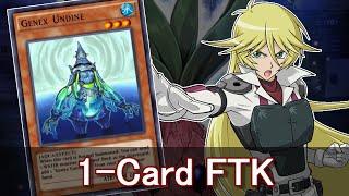 Genex Undine 1-Card FTK with Revolution des Fleurs Yu-Gi-Oh Duel Links