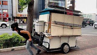 YATAI  Fastest Worker of Japanese food stand in Japan  street food  길거리 음식  puesto de comida