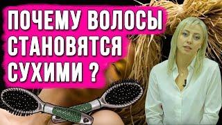 Почему волосы сухие ? Как ухаживать за сухими волосами? Восстановление волос