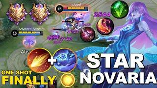 FINALLY NOVARIA IS HERE  NOVARIA ONE SHOT COMBO BUILD  MLBB