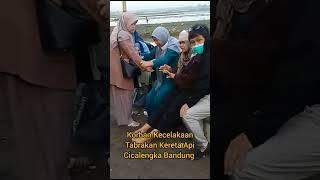 Korban Kecelakaan Tabrakan Kereta Api Di Cicalengka Bandung Hari Ini KRD vs Turangga