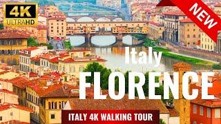 FLORENCE - ITALY Walking Tour 2024 4K60fps FIRENZE