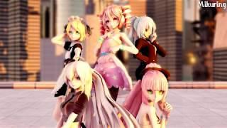 Kimagure Mercy MMD Miku Luka Rin Haku & Teto + DL Links