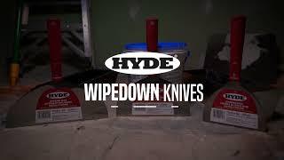 Hyde Tools Wipedown Knives  09153 09154 09155