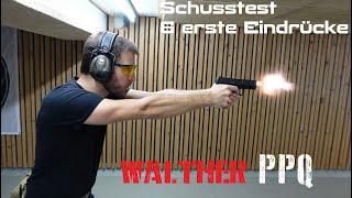 Walther PPQ M2 9x19mm  Schusstest & erste Eindrücke