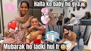 Mera play button frame ho gya  mubarak ho ladki hui h  Haifa & Qashif vlog