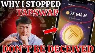 TapSwap Warning -  This is Why I Stopped Doing TAPSWAP  TapSwap Airdrop Scam Launch