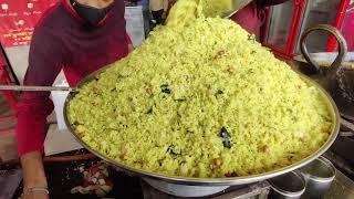 Famous Kanda Poha of Maharashtra  Indian Street Food