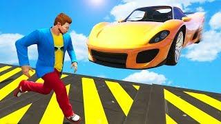 ОТВАЖНЫЕ БЕГУНЫ ПРОТИВ САМЫХ БЫСТРЫХ МАШИН GTA 5 Смешные моменты