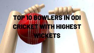 Top 10 bowlers in ODI cricket with most wickets  All True Facts