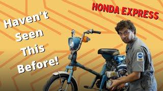 This moped has a feature Ive never seen before 1980 Honda Express NC50 Review and Road-Test