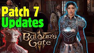 Baldurs Gate 3 NEW PATCH 7 UPDATES +Console Mods