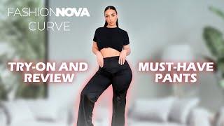 MUST-HAVE PANTS FROM FASHION NOVA CURVE l TRY-ON HAUL