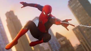 Marvels Spider-man PS4 - Far From Home Upgraded Black  Red Suit Gameplay