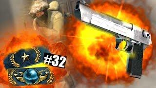 DEAGLE ONLY CHALLENGE  CS GO ROAD TO GLOBAL FROM GOLD NOVA #32  Solo Competitive Gameplay