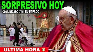 SORPRESIVO lo que el PAPA ha comunicado hoy A LA HUMANIDAD sobre el PAPADO