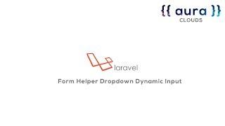 Laravel Form helper dynamic Dropdown - pre-fill dropdown on create method.