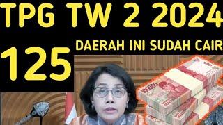 SERTIFIKASI TRIWULAN 2 TAHUN 2024 SUDAH CAIR DI 125 DAERAH INI TPG TW 2 2024 UANG TUNJANGAN GURU