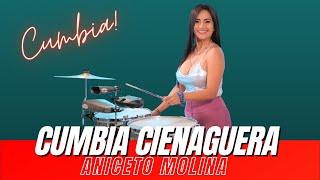 CUMBIA CIENAGUERA - ANICETO MOLINA Timbales Interpretation Elisabeth Timbal