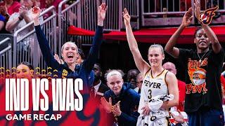 Game Recap Indiana Fever Win Third Straight in Victory Against Washington Mystics